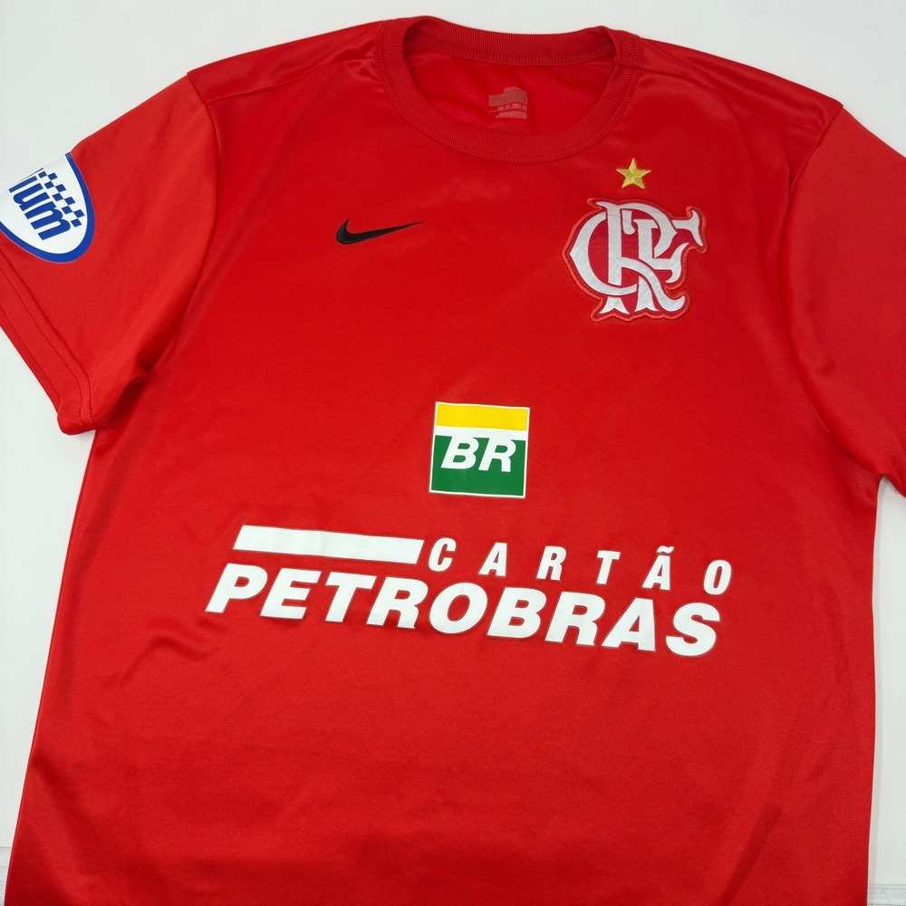 Nike Clube de Regatas do Flamengo CR Red Soccer Jersey Petrobras Mens XS 2006 - Picture 1 of 7